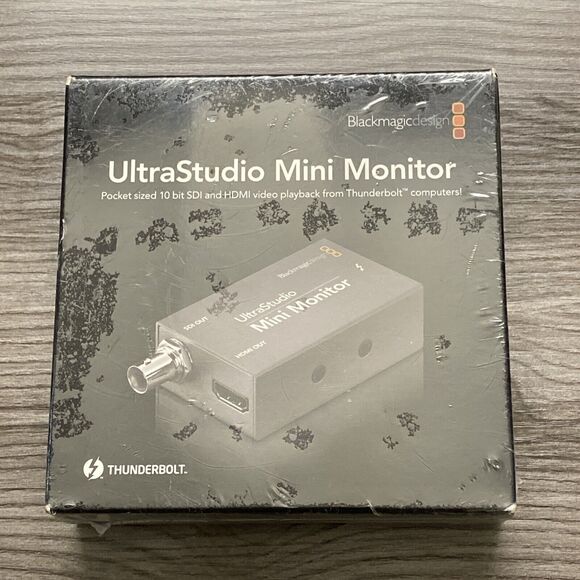 Blackmagic Design UltraStudio Mini Monitor Playback Factory Sealed Brand New - Picture 1 of 7
